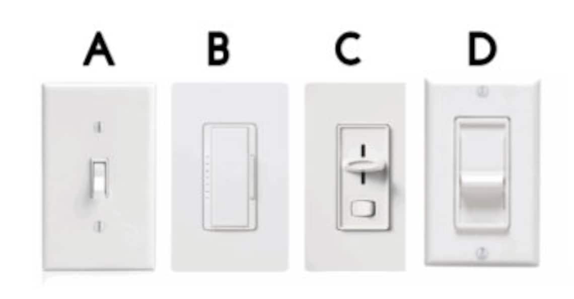 Customizable Light Switch Symbols Light Switch Decal Etsy