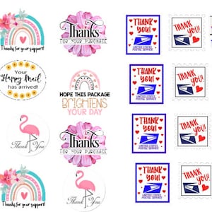 Package Thank you Stickers/Thank You Stickers/Shipping Labels/Small Business Packaging Sticker/Small Business Sticker/Business Supplies