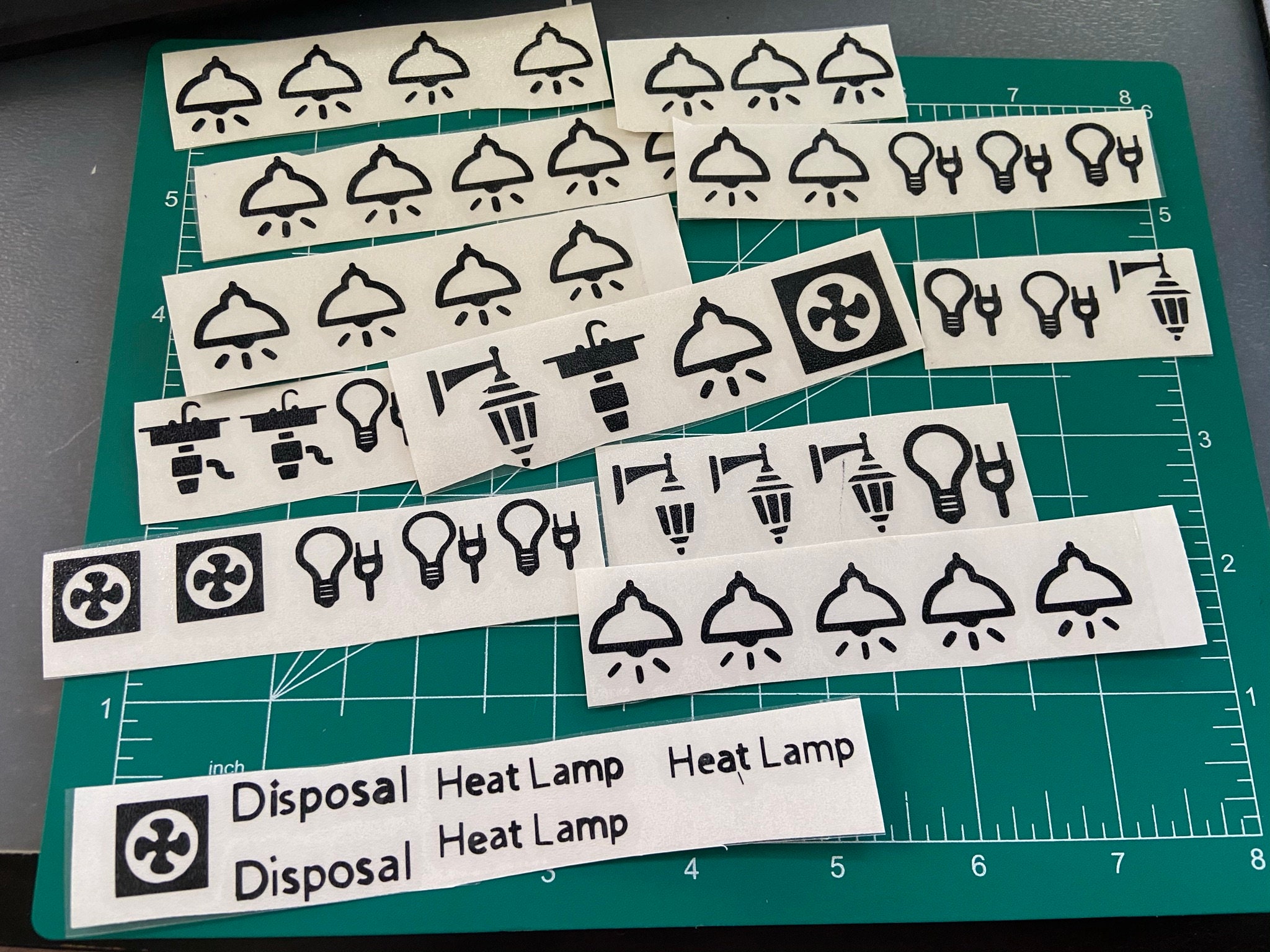 Customizable Light Switch Symbols, Light Switch Decal, Personalized