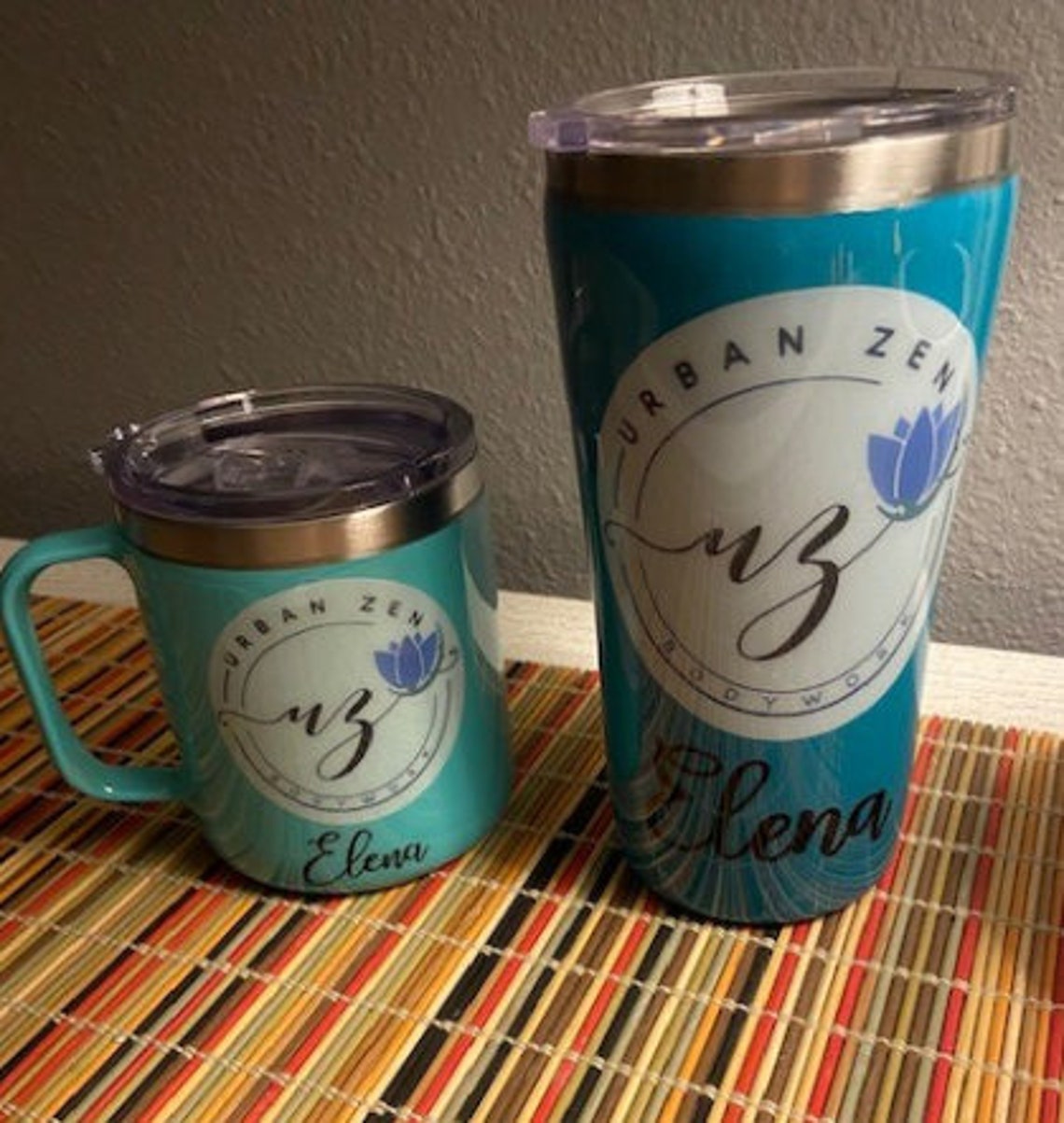Business Logo Tumbler Tumblers Custom Business Tumblers Etsy