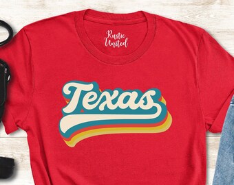 Vintage Texas Shirt, Texas Silhouette Shirt, Texas Shirt Women, Texas Gift, Texas State Shirts, Texas Cactus Shirt,Women Texas Tee,Texas Tee