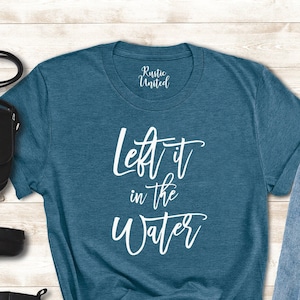 Baptism Shirt , Baptism gift, Christian Shirt for Women Men, Religious Shirt, Left It in The Water Shirt, Forgiven T-shirt, Church T-shirt