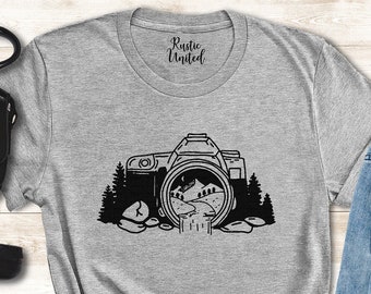 Nature Photography Shirt, Nature Lover Gift, Camping Shirt for Women, Adventure Shirt for Men, Outdoor T-shirt, Nature Photographer Gift