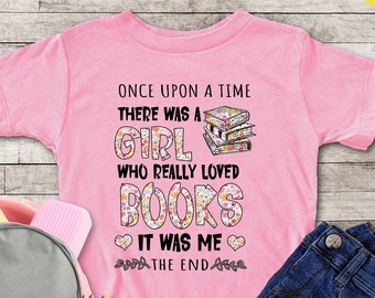 Book Lover Girls Shirt, Book Shirt Toddler, Book Lover Toddler Tee, Gift for Girls,Reading Shirt,Read Shirt,Reading T Shirt,Book Lover Shirt