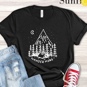 Mountain Shirt, Travel Shirt, Wanderlust Shirt, Camping Shirt, Hiking Shirt, Adventure Shirt, Explore Tee, Nature T Shirt, Outdoor Shirt bild 1