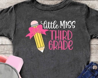 Third Grade School Shirt, First day of School Shirt for Girls, 3rd Grade,Back To School Shirt For Girls,School Girls Shirts,Third Grade Gift