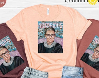 RBG T-shirt: Notorious Ruth Bader Ginsburg, Women's Rights Tee