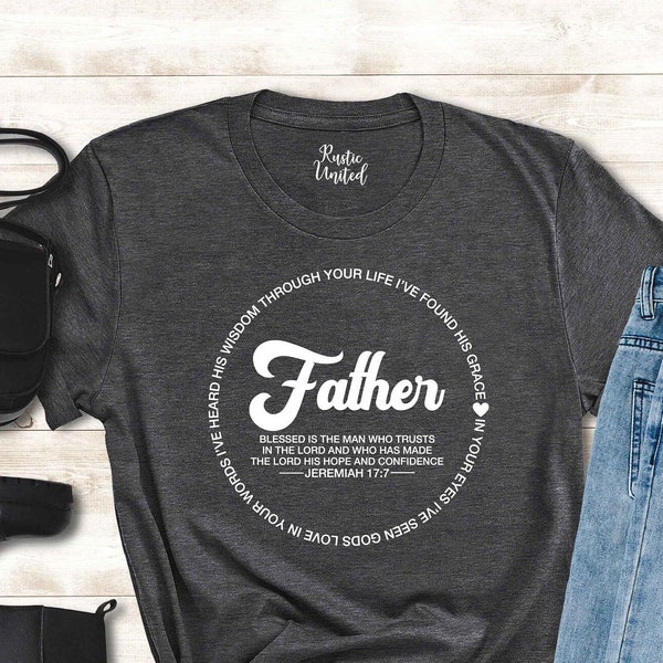 Christian Dad Shirt, Dad Gifts, Christian Shirts for Men, Gift for Christian Men, Christian Father's Day Shirt,Religious Shirts,Gift for Dad