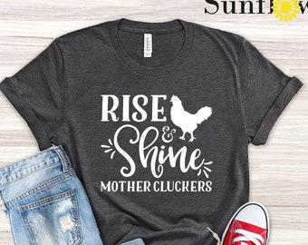 Chicken Farmer Shirt, Mother Clucker Shirt, Funny Chicken Shirt, Novelty Farmer Shirt, Poultry Farm Animal Shirt, Farmer Shirt, Mom Shirt