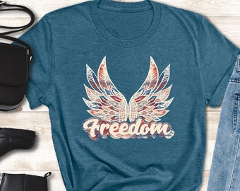 Freedom Shirt, Freedom Gifts, Freedom Tee, T-shirt for Freedom, 4th Of July shirt, Fourth Of July Shirt,  USA Shirt Quote, Military Shirt,