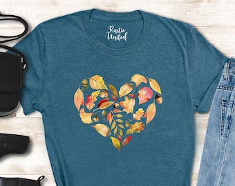 Fall Leaves Shirt, Fall Gifts for Women, Autumn Shirt, Cute Fall Shirts, Thanksgiving Shirt, Hello Fall Shirt, It's Fall Y'all Shirt,Leaves