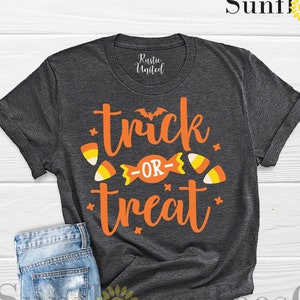 Trick or Treat, Trick or Treat Shirt, Funny Halloween T-Shirt, Toddler Halloween Shirt, Halloween Shirt Kids, Girls Halloween Shirt