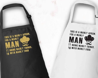 Funny Apron for Men, Baking Apron for Men, Dad Apron,Father's Day Gift,Grilling Apron,BBQ Apron for Men,Chef Gift,Cooking Apron With a Quote