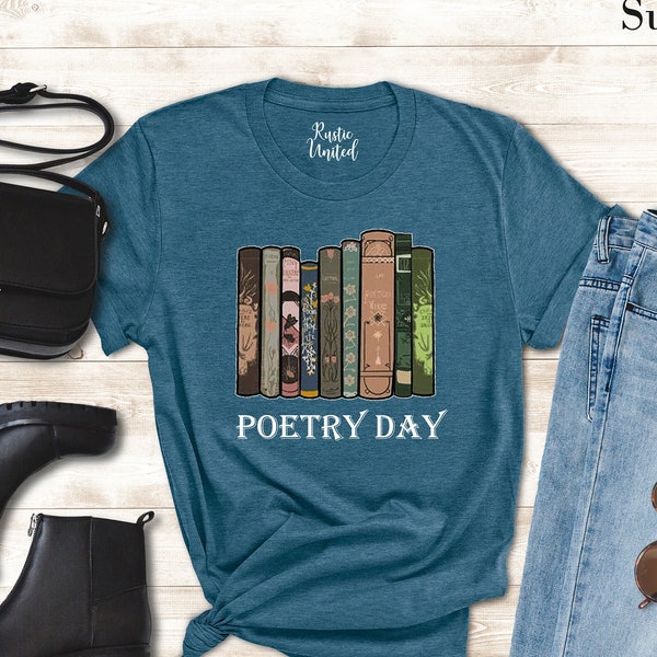 Poet Writer Book Shirt, World Poetry Day Shirt, Literature Shirt, Poetry Shirt, Teacher Shirt,Poetry Lover,Writers T shirt,Poetry Lover Gift