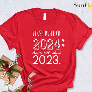 New Years Shirt, Happy New Year 2024, New Years Party, Family Christmas Shirts,Happy New Year Clothing,New Years Eve,Family Matching Shirts image 1