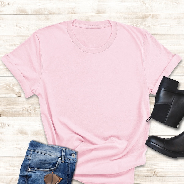 Plain Pink Shirt, Blank Pink  Shirt, Bulk Shirts, Plain Shirts, Blank Shirts, Soft Shirts, Shirts For Vinyl Printing, Pink Tees for Women