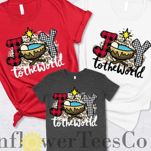 Joy Shirt, Christmas Family Shirt, Nativity Shirt, Christmas Shirt for Women, Nativity Scene Shirt,Merry Christmas,Jesus Shirt,Christian Tee