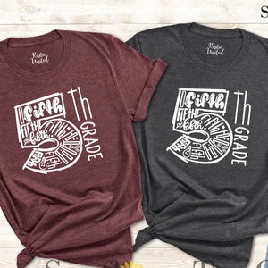 5th Grade Shirt, Custom School Tees, Custom Grade Shirts, Grade Level Shirts, Teacher T Shirts, Fifth grade boys girls toddlers youth shirt