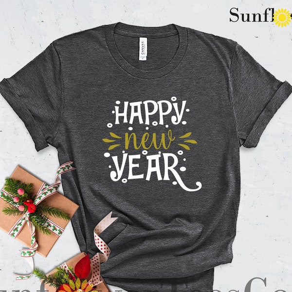 Happy New Year Shirt, New Years Shirt, New Years Party, Matching Christmas Shirts, Funny Christmas Shirt, Happy New Year Clothing, 2021 Tees