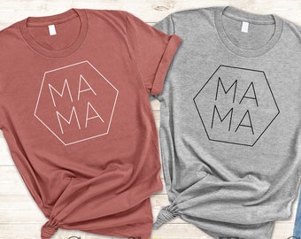 Mother's Day Shirt, Mom Crewneck Shirt Gift,  Mama T-Shirt, Mother's Day Gift Idea, Baby Shower Gift, Gift for New Mom, First Mother's Day