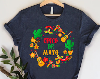 Mexican Fiesta Party Shirt, Womens Cinco De Mayo Shirt, Mexican Fiesta Party Tee, 5 De Mayo Shirt, Latino Shirt,Down To Fiesta,Hispanic Gift