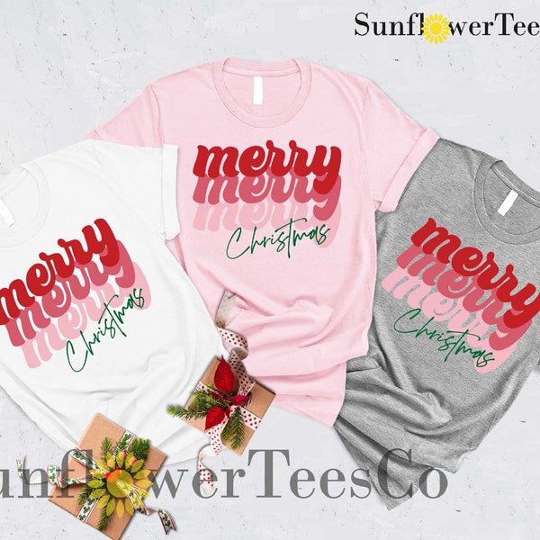 Christmas Shirt, Merry Christmas Shirt, Classic Christmas outfit, Christmas Shirts For Women, Christmas Gifts, Cute Christmas Tee Shirt Idea