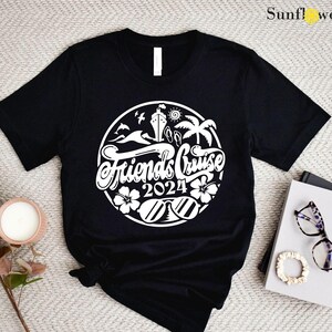 Friends Cruise 2025 Shirt,Friends Cruise Trip Tee,Sunshine Palm Tree Sunglasses Cruise Shirt,Cruise Shirt With Friends,Cruise Vacation Shirt