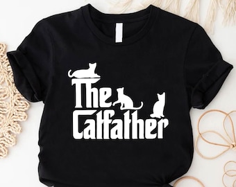 Gift For Cat Dad, Cat Dad Tshirt,Cat Dad Shirt, The Catfather Shirt, Cat Lover Shirt,Fathers Day Shirt, Cat Dad Gift,Cat Dad Shirt,Cat Daddy