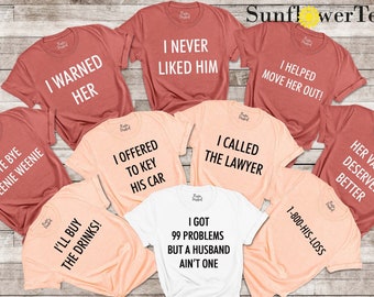 Matching Divorced Party Shirts, Divorced Celebration T-shirts, Funny Divorce Shirt, Newly Divorced Shirts, Divorced AF, BreakUp T-shirts