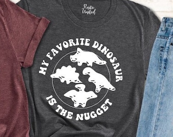 Chicken Nugget Shirt, Chicken Lover Gift, Dino Nugget Shirt, Funny Chicken T-shirt, Chicken Nugget Lover Shirt, Nugget Lover Gift,Womens Tee