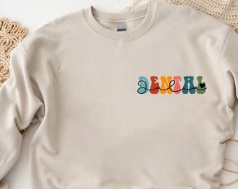 Custom Name Dentist Sweatshirt, Personalized Dental Sweatshirt, Custom RDA Shirt, Custom Dentist Office,Dental Hygienist Sweatshirt,RDA Gift