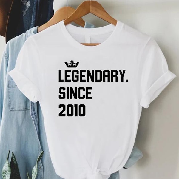 14th Birthday Shirt, 14th Birthday Gift, Custom Legendary Since Birthday Shirt,Fourteen Birthday Outfit,14 Years Old Shirt,14 Years Old Gift