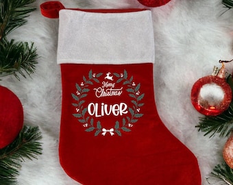 Custom Name Christmas Stocking, Personalized Name Family Stockings, Custom Family Stockings,Holiday Decor,Christmas Tree Decor,Xmas Gift