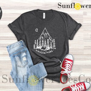 Mountain Shirt, Travel Shirt, Wanderlust Shirt, Camping Shirt, Hiking Shirt, Adventure Shirt, Explore Tee, Nature T Shirt, Outdoor Shirt bild 2