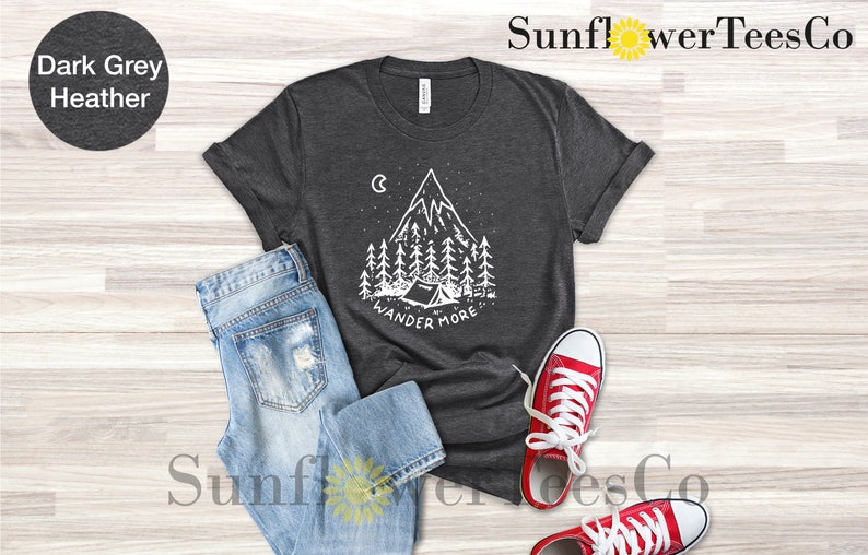 Mountain Shirt, Travel Shirt, Wanderlust Shirt, Camping Shirt, Hiking Shirt, Adventure Shirt, Explore Tee, Nature T Shirt, Outdoor Shirt bild 2