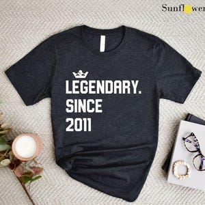 15th Birthday Shirt, 15th Birthday Gift, Custom Legendary Since Birthday Shirt,Fifteen Birthday Outfit,15 Years Old Shirt,15 Years Old Gift afbeelding 5
