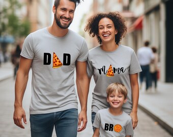 Pizza Family Matching Shirts,Pizza Family Birthday Party Shirts,Cute Birthday Shirts,Pizza Slice Shirt,Pizza Slice Mom Dad Bro Baby Shirts