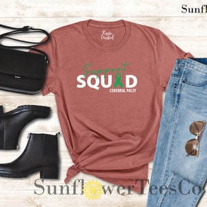 Cerebral Palsy Shirt, Support Squad Cerebral Palsy Shirt, Cerebral Palsy Day Gift Shirt, Awareness Month Shirt,Special Needs Mom Teacher Tee image 8