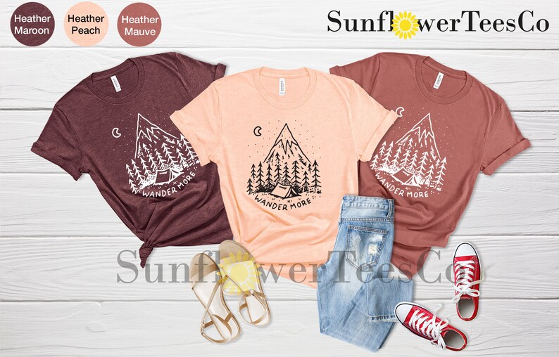 Mountain Shirt, Travel Shirt, Wanderlust Shirt, Camping Shirt, Hiking Shirt, Adventure Shirt, Explore Tee, Nature T Shirt, Outdoor Shirt bild 4