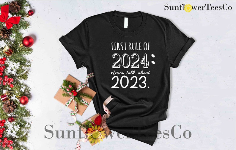 New Years Shirt, Happy New Year 2024, New Years Party, Family Christmas Shirts,Happy New Year Clothing,New Years Eve,Family Matching Shirts image 4