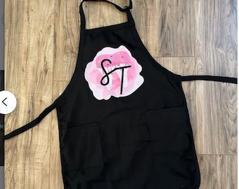 Custom Apron,Custom Apron With Logo,Personalized Logo Apron With Pockets,Custom Text Logo Apron,Custom Kitchen Apron Women and Men,Chef Gift