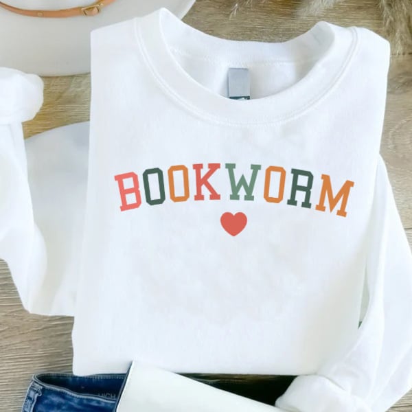 Bookworm Sweatshirt, Bookish Sweatshirt, Book Lovers Shirt, Teacher Book Lovers Shirt, Book Sweatshirt, Book Club Gift, Bookworm Crewneck