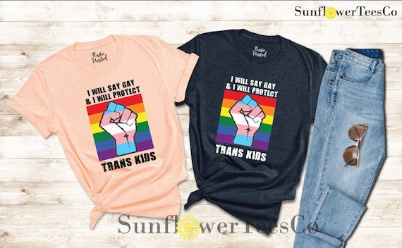 Protect Trans Kids Lgbt Transgender Rights Pride T-Shirt Protect Trans Kids Lgbt Transgender Rights Pride T-Shirt