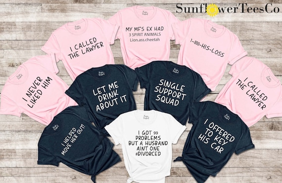 Funny Divorce Party Tshirt Funny Divorce Party Tshirt