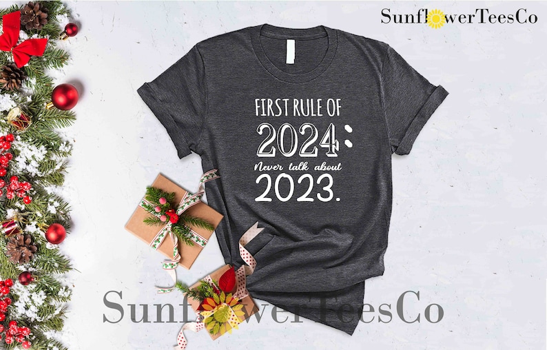 New Years Shirt, Happy New Year 2024, New Years Party, Family Christmas Shirts,Happy New Year Clothing,New Years Eve,Family Matching Shirts image 5