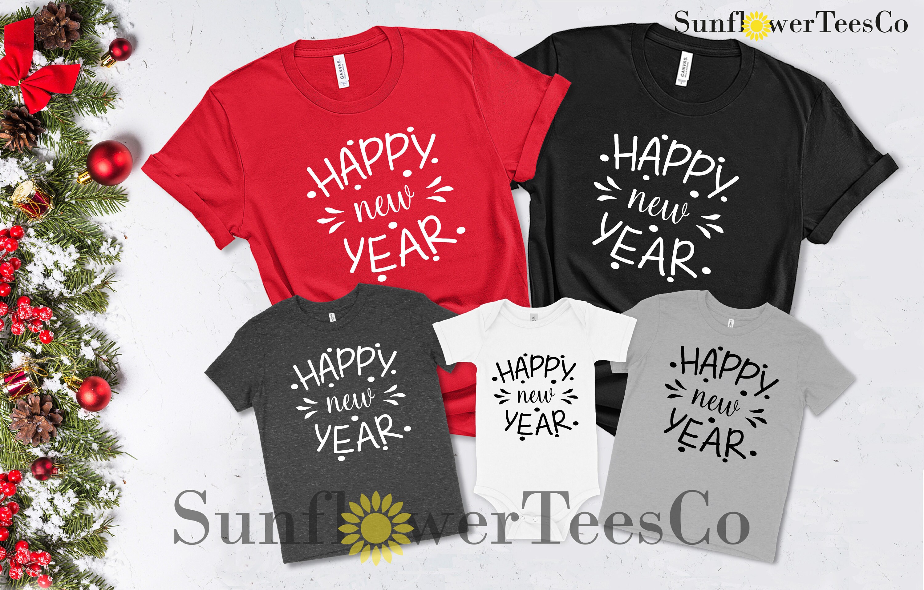 Happy New Year Shirt New Years Shirt New Years Party | Etsy