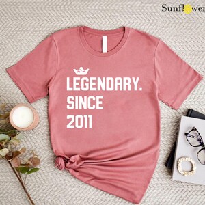 15th Birthday Shirt, 15th Birthday Gift, Custom Legendary Since Birthday Shirt,Fifteen Birthday Outfit,15 Years Old Shirt,15 Years Old Gift afbeelding 6