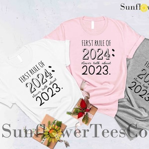 New Years Shirt, Happy New Year 2024, New Years Party, Family Christmas Shirts,Happy New Year Clothing,New Years Eve,Family Matching Shirts image 3