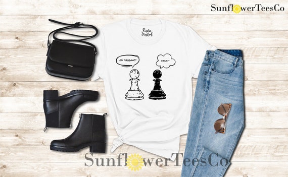 Chess Shirt, En Passant T-Shirt for Men and Women, Gift For Chest Player, Chess Lover Gift, Chess Player Shirt, Chess Tournament Unisex Tee