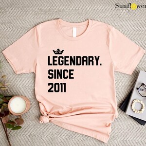 15th Birthday Shirt, 15th Birthday Gift, Custom Legendary Since Birthday Shirt,Fifteen Birthday Outfit,15 Years Old Shirt,15 Years Old Gift afbeelding 3